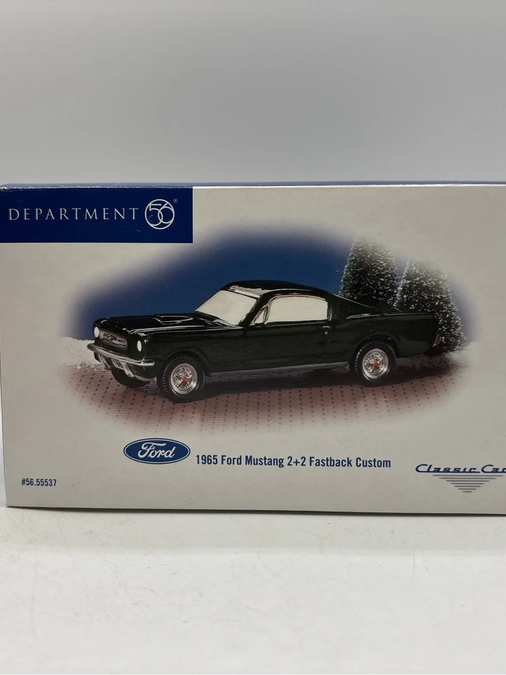 Dept 56 2004 Vintage SVCC 1965 Ford Mustang 2+ 2 Fastback Custom 56.55537 Retire